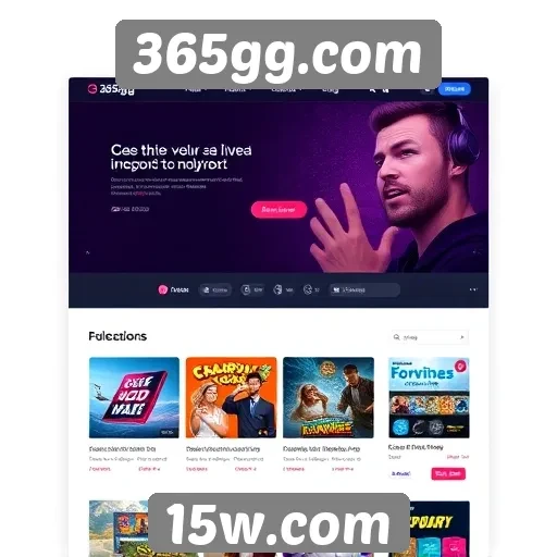 Interface e usabilidade do site 365gg.com